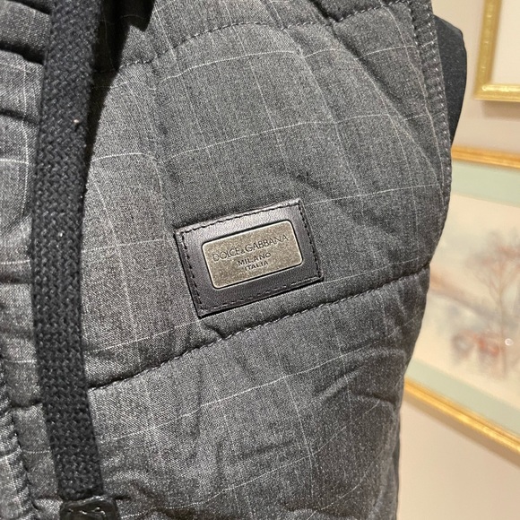 Dolce and Gabbana Hooded Down Vest - Picture 2 of 5